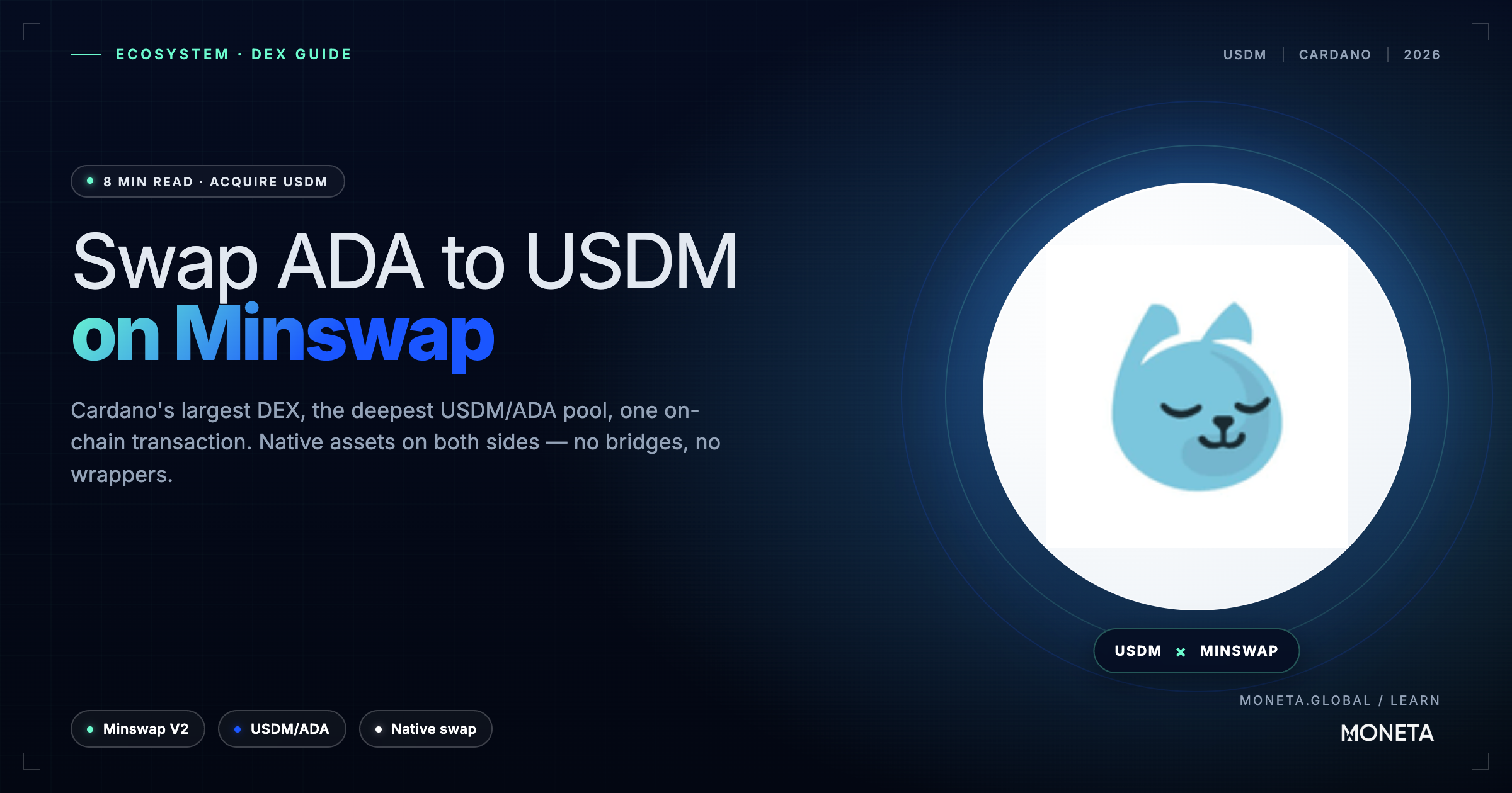 How to swap ADA to USDM on Minswap: a step-by-step guide
