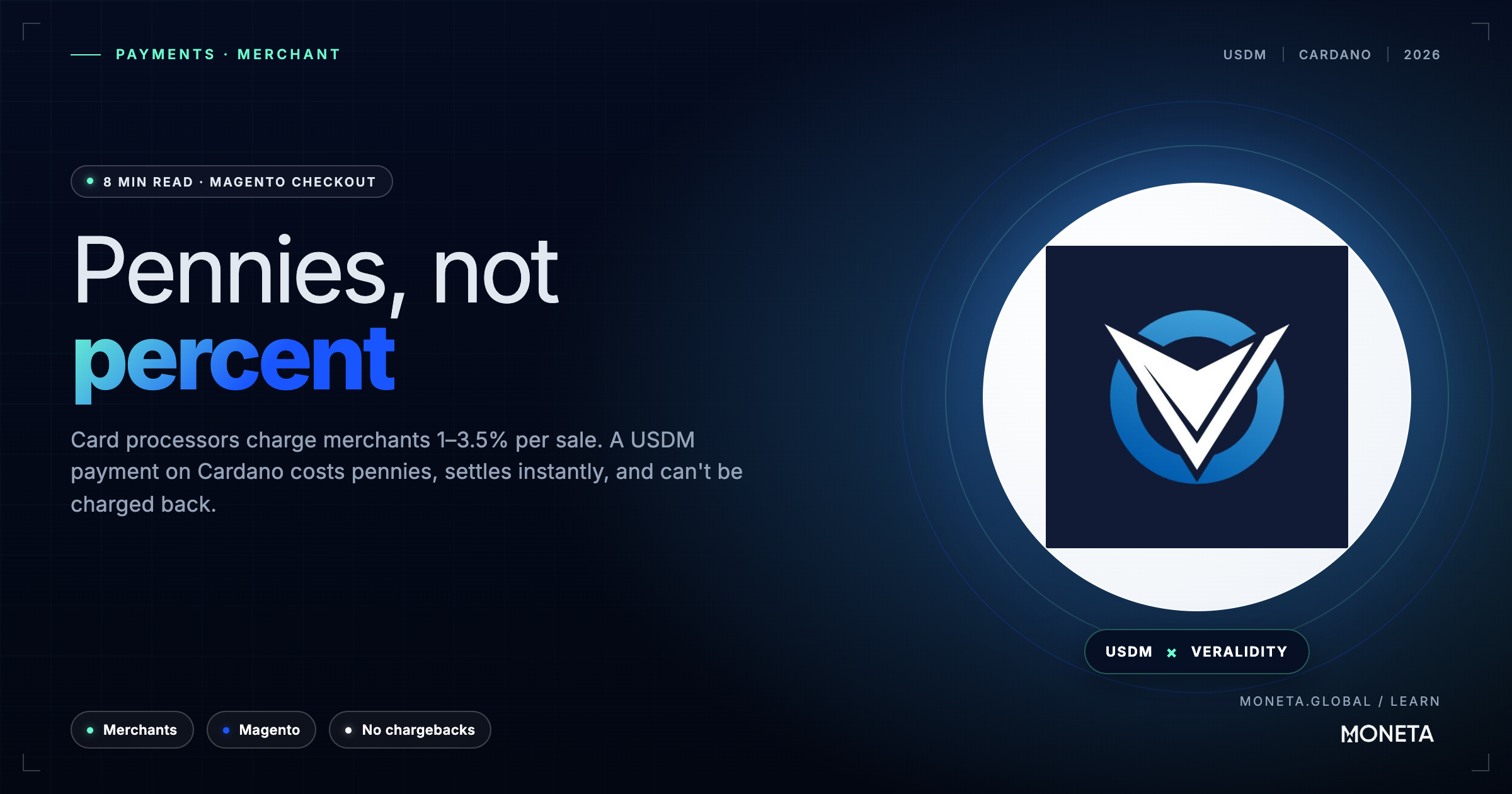 Pennies vs. percent: how Veralidity puts USDM in real merchant checkouts