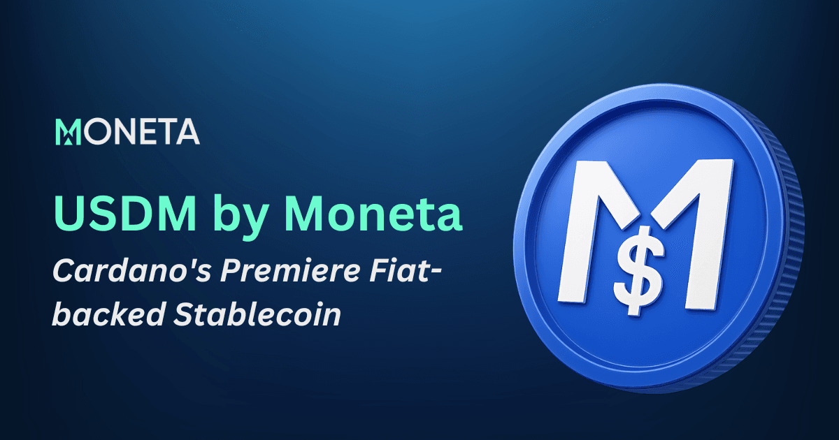 Moneta様　　オーダー専用ページ Moneta - USDM Stablecoin | Cardano's Premier Fiat-Backed Stablecoin